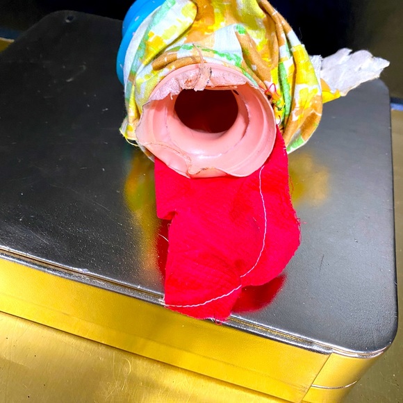 WALT DISNEY VTG 60s PINOCCHIO JIMINY CRICKET HAND PUPPET RUBBER HEAD & SQUEEKER - Picture 12 of 14